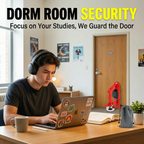 Door Jammer Alarm – Portable Door Lock &amp; Security Bar for Travel, Apartments &amp; Dorms