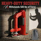 Door Jammer Alarm – Portable Door Lock &amp; Security Bar for Travel, Apartments &amp; Dorms