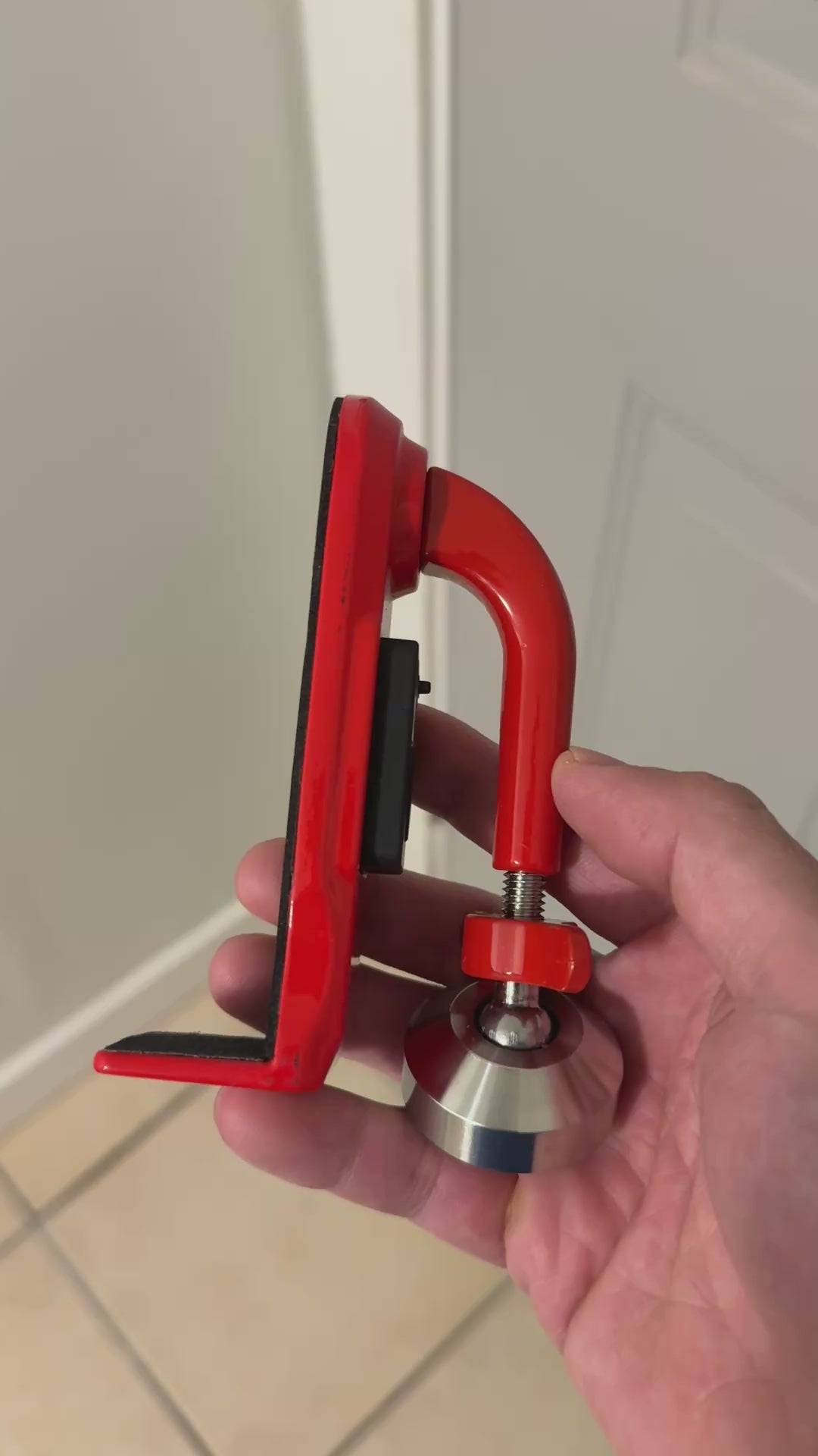Easy-to-use portable door lock for hotel safety, compact travel security device preventing unauthorized entry
